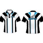 Black Striped Cricket T-shirts in UK and Australia