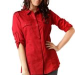 Bold Red Structured Shirt in UK and Australia