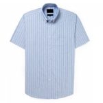 Light Blue Stripe Half Sleeve Shirt in UK and Australia