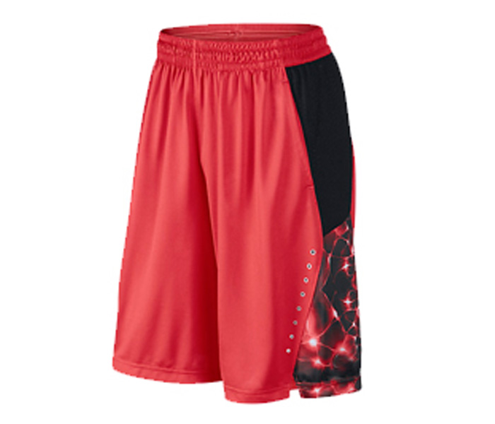 black and pink basketball shorts