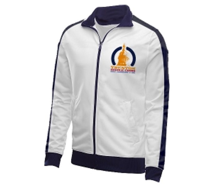 White and Blue Marathon Jacket Manufacturer in USA, Australia, Canada ...