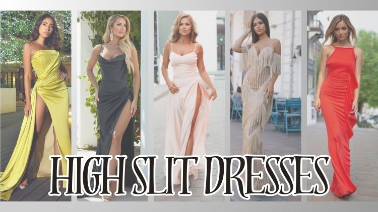What To Wear Under a Dress With High Slits